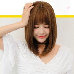 Synthetic Hair Wigs Ombre Hair Short Bob Wigs Straight Hair Wigs