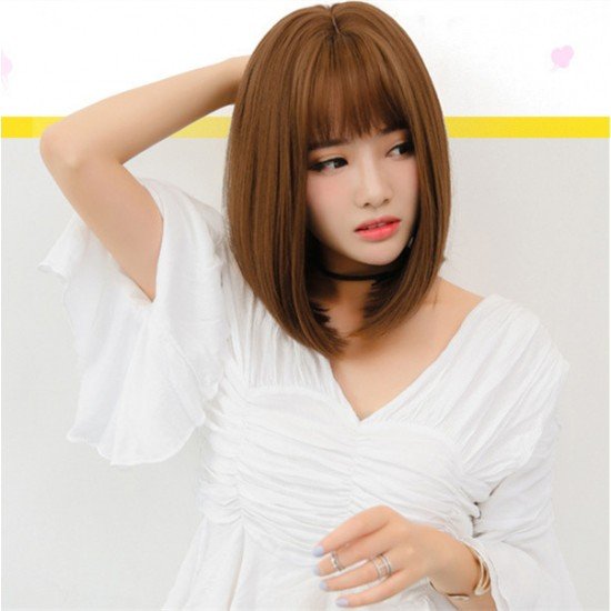 Synthetic Hair Wigs Ombre Hair Short Bob Wigs Straight Hair Wigs