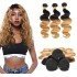 Ombre Hair Bundles Body Wave 1b/27 Ombre Honey Brown Color 10"-28" 100g