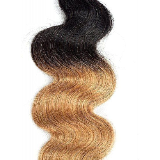 Ombre Hair Bundles Body Wave 1b/27 Ombre Honey Brown Color 10"-28" 100g