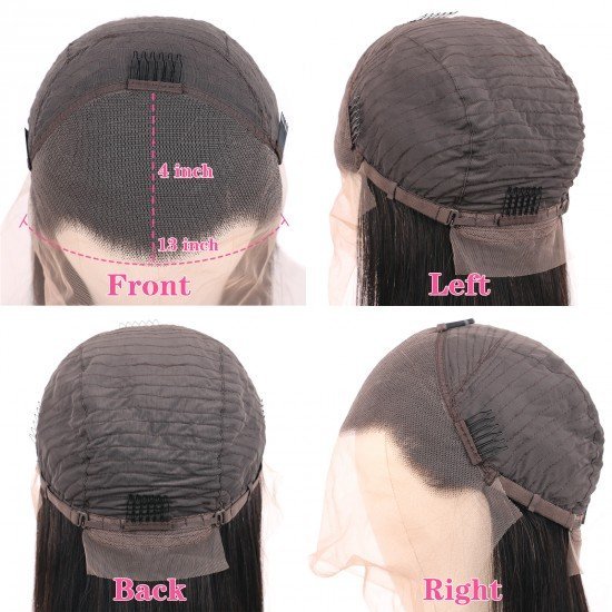 10A Kinky Curly Front Lace Human Hair Wigs With Baby Hair 10A Kinky Curly Front Lace Human Hair Wigs With Baby Hair