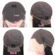 10A Kinky Curly Front Lace Human Hair Wigs With Baby Hair