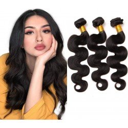 Brazilian Remy Hair Body Wave Natural Black 10-30 inch 100g
