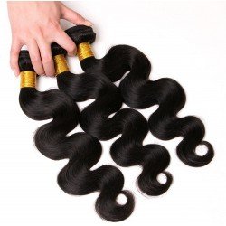Brazilian Remy Hair Body Wave Natural Black 10-30 inch 100g
