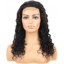 4X4 Lace Closure  Water Wave Wigs Brazilian Human Hair wig  130% Density Glueless Wigs Virgin Hair Pre Plucked Natural Hairline With Baby Hair