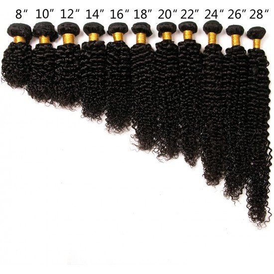 Brazilian Remy Human Hair Kinky Curl 10-30 inch 100g
