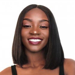 T part Lace Front Human Hair Wigs Straight Hair Bob Wig Remy Short Human Hair Wigs Pre Plucked With Baby Hair 