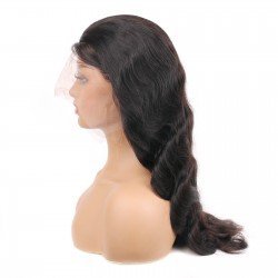 Front Lace Human Hair Wigs Body Wave HD Swiss Lace Front Wigs 100% Remy Hair With Baby Hair