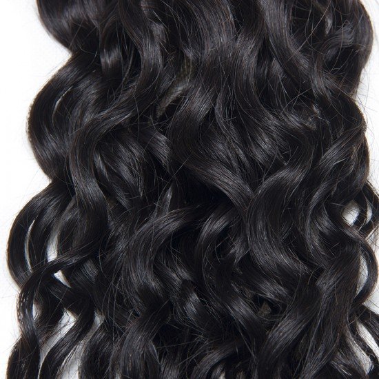 Brazilian Remy Hair Water Wave Nature Color 100% Human Hair Hair Extensions