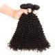 4 Bundles Virgin Hair Kinky curly 100% Human Hair Extensions Double Weft No Shedding