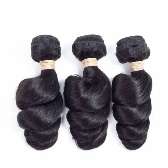  Remy Human Hair Malaysian Loose Wave Bundles Hair For