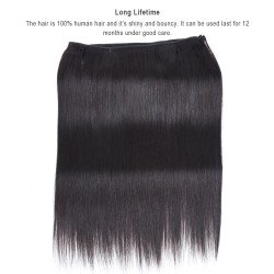 Unprocessed Brazilian Virgin Hair Silky Straight Real Virgin Hair 12"-28" 100g