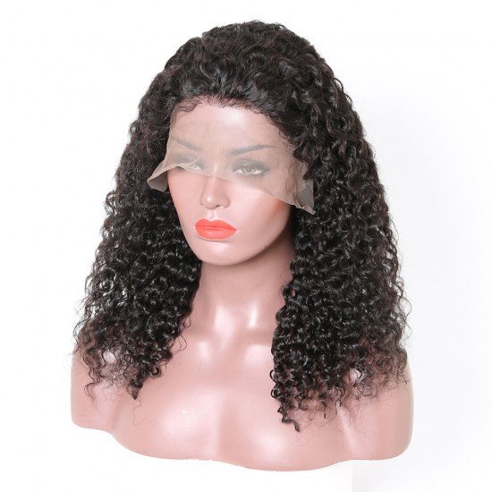 10A Kinky Curly Full Lace Human Hair Wigs With Baby Hair 10A Kinky Curly Full Lace Human Hair Wigs With Baby Hair