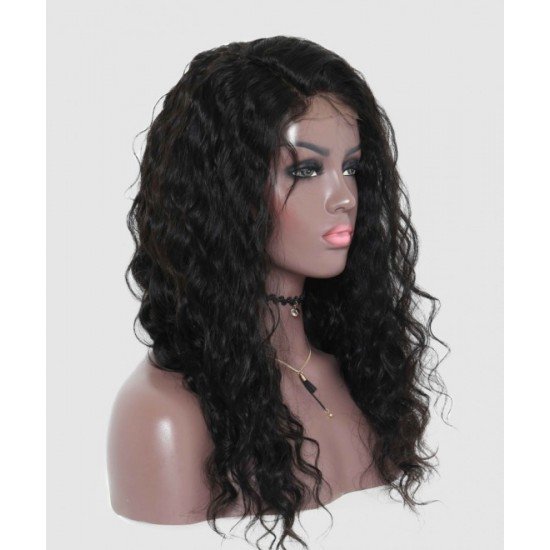 4x4 Lace Closure Wig Loose Wave Human Hair Wigs 130% Density